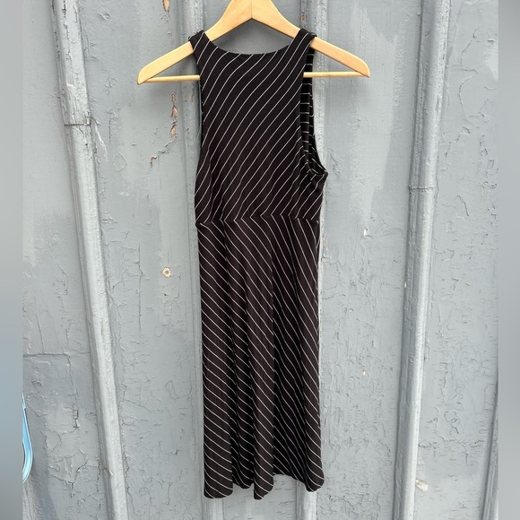 Athleta Santorini High Neck Mix Stripe Dress, Small - Picture 5 of 8